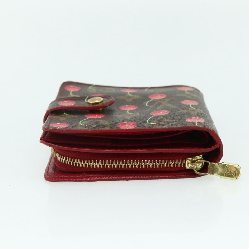 【日本直送】路易威登 Monogram Cherry 迷你拉鍊雙折皮夾 M95005 LV 正品 178602A-4