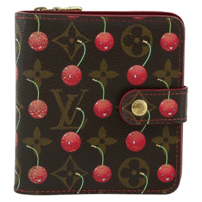 【日本直送】路易威登 Monogram Cherry 迷你拉鍊雙折皮夾 M95005 LV 正品 178602A-12
