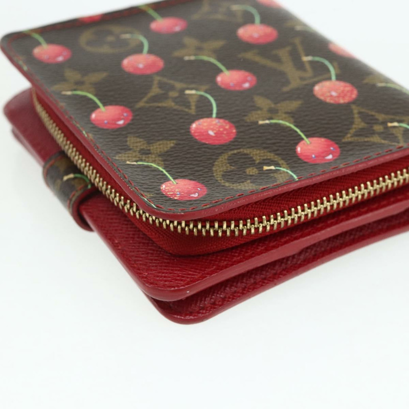 【日本直送】路易威登 Monogram Cherry 迷你拉鍊雙折皮夾 M95005 LV 正品 178602A-15