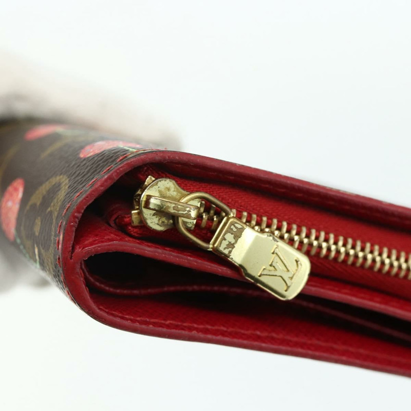 【日本直送】路易威登 Monogram Cherry 迷你拉鍊雙折皮夾 M95005 LV 正品 178602A-16