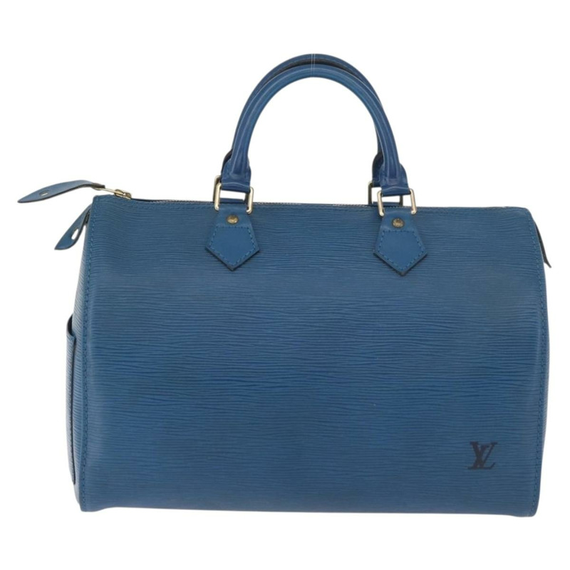 【日本直送】路易威登 Epi Speedy 30 手提包，托萊多藍，M43005，LV 正品，編號 177225A-1