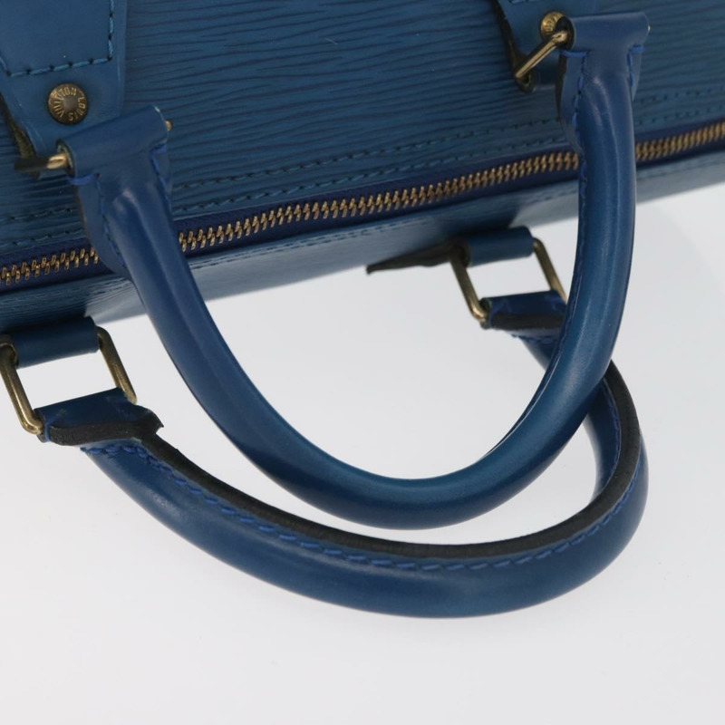 【日本直送】路易威登 Epi Speedy 30 手提包，托萊多藍，M43005，LV 正品，編號 177225A-6
