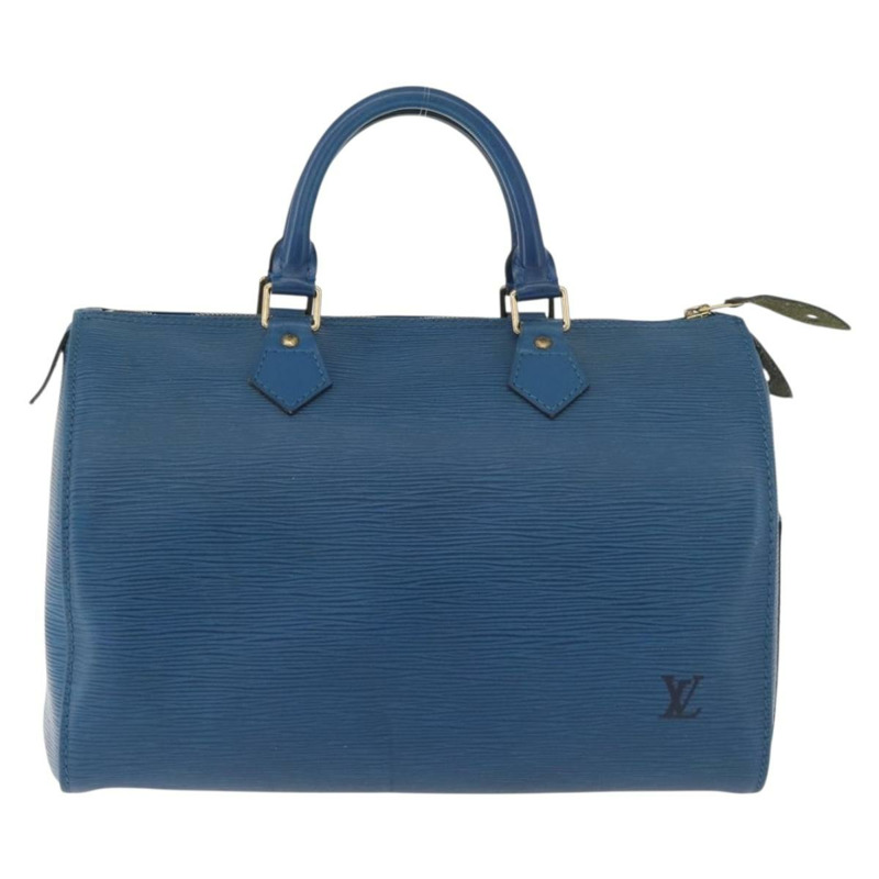 【日本直送】路易威登 Epi Speedy 30 手提包，托萊多藍，M43005，LV 正品，編號 177225A-12