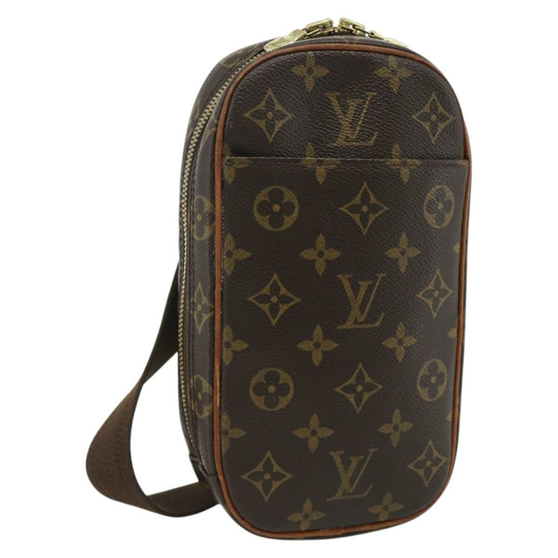 【日本直送】路易威登 Monogram Pochette Gange 肩背包 M51870 LV Auth ka4198A-0