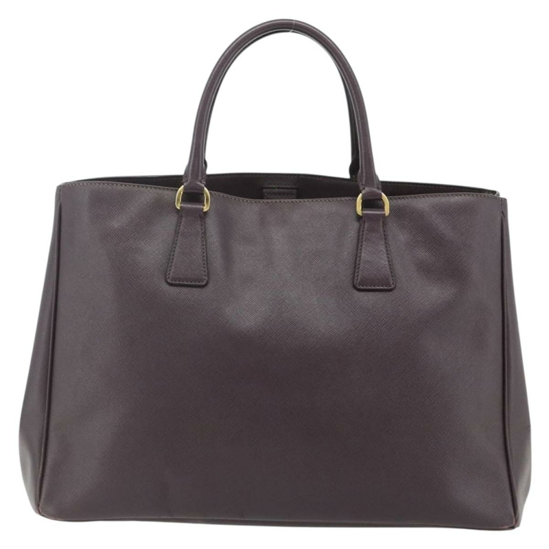 【日本直送】PRADA 手提包 Safiano 皮革 紫色金色 Auth ka4206A-1