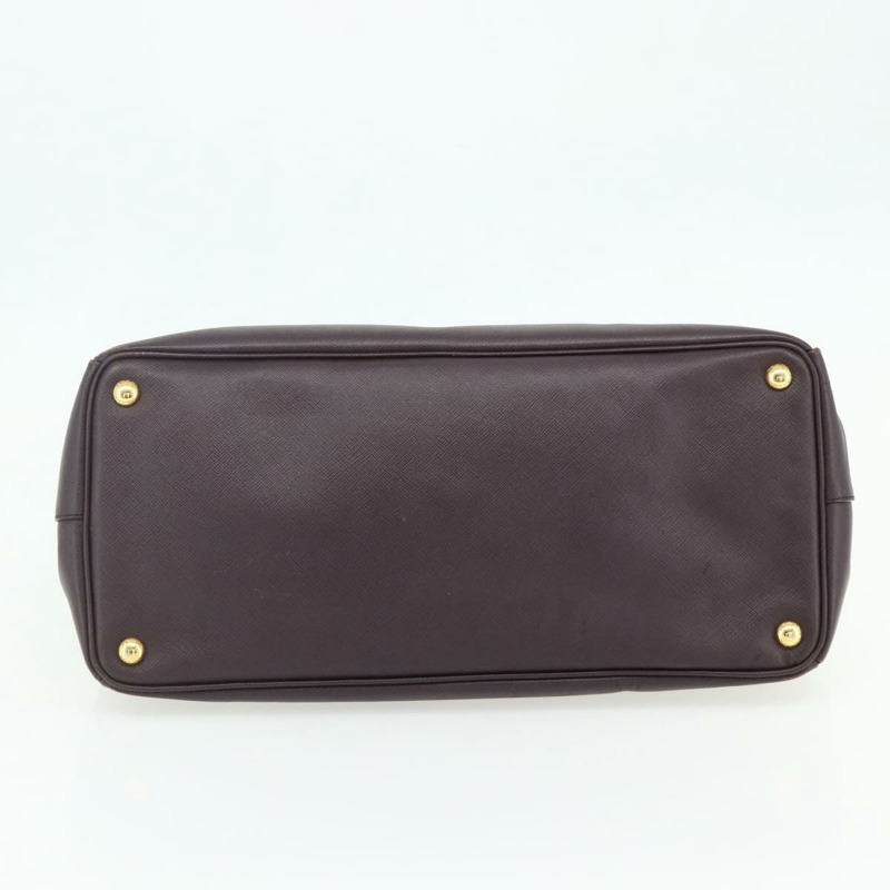 【日本直送】PRADA 手提包 Safiano 皮革 紫色金色 Auth ka4206A-4