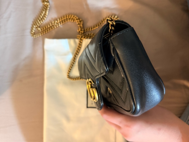 Gucci Mormont Supermini 馬夢 斜背包-10