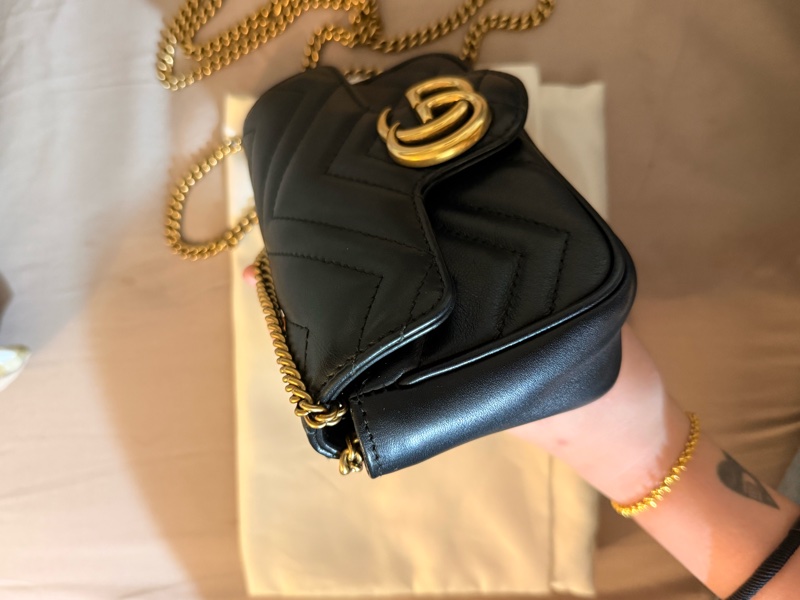 Gucci Mormont Supermini 馬夢 斜背包-11