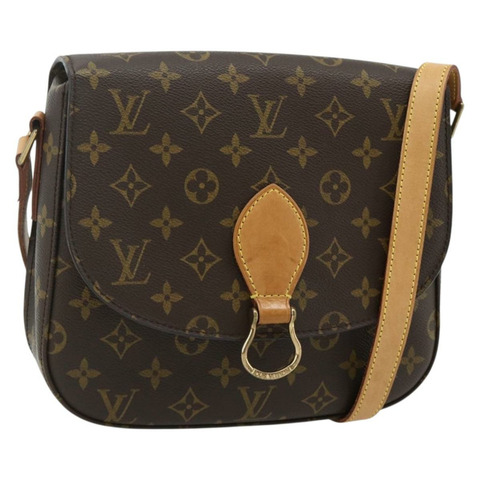 路易威登 Monogram Saint Cloud GM 肩背包 M51242 LV Auth 178677A
