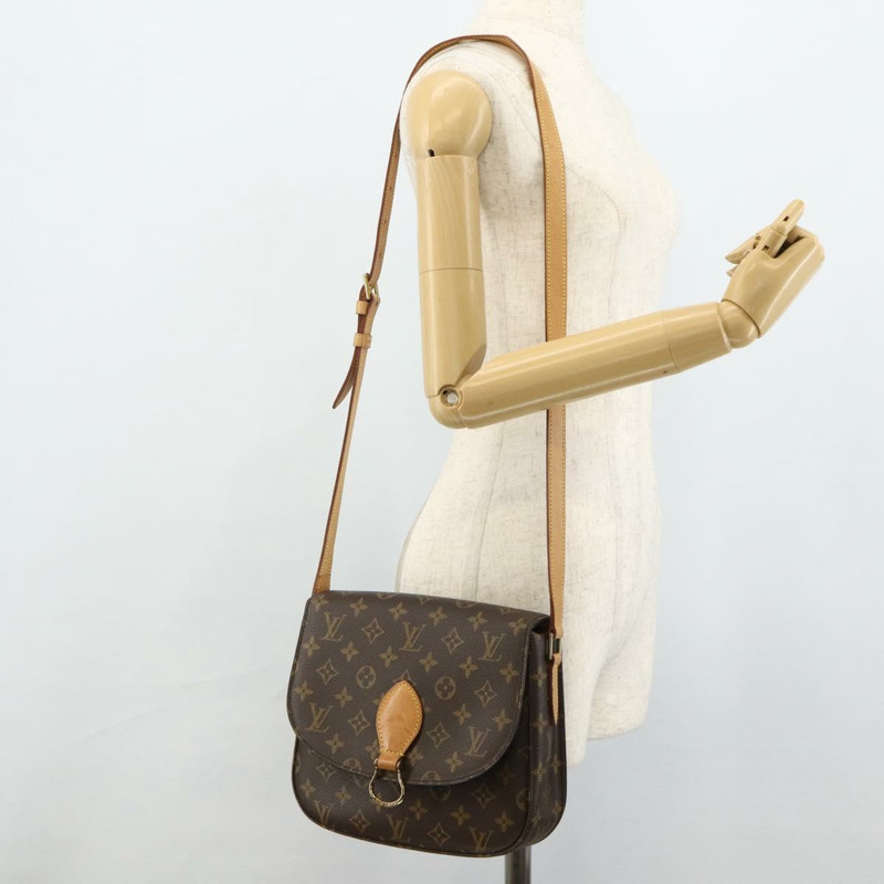 【日本直送】路易威登 Monogram Saint Cloud GM 肩背包 M51242 LV Auth 178677A-26