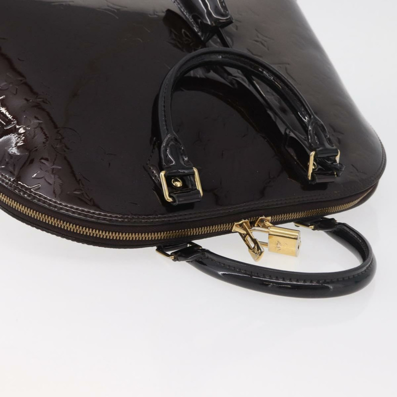 【日本直送】路易威登 Monogram Vernis Alma MM 手提包 Amarante M90024 LV Auth 178490A-5
