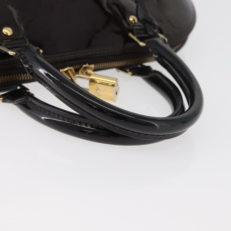 【日本直送】路易威登 Monogram Vernis Alma MM 手提包 Amarante M90024 LV Auth 178490A-6