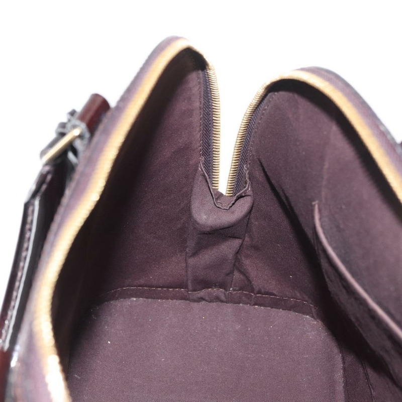 【日本直送】路易威登 Monogram Vernis Alma MM 手提包 Amarante M90024 LV Auth 178490A-19
