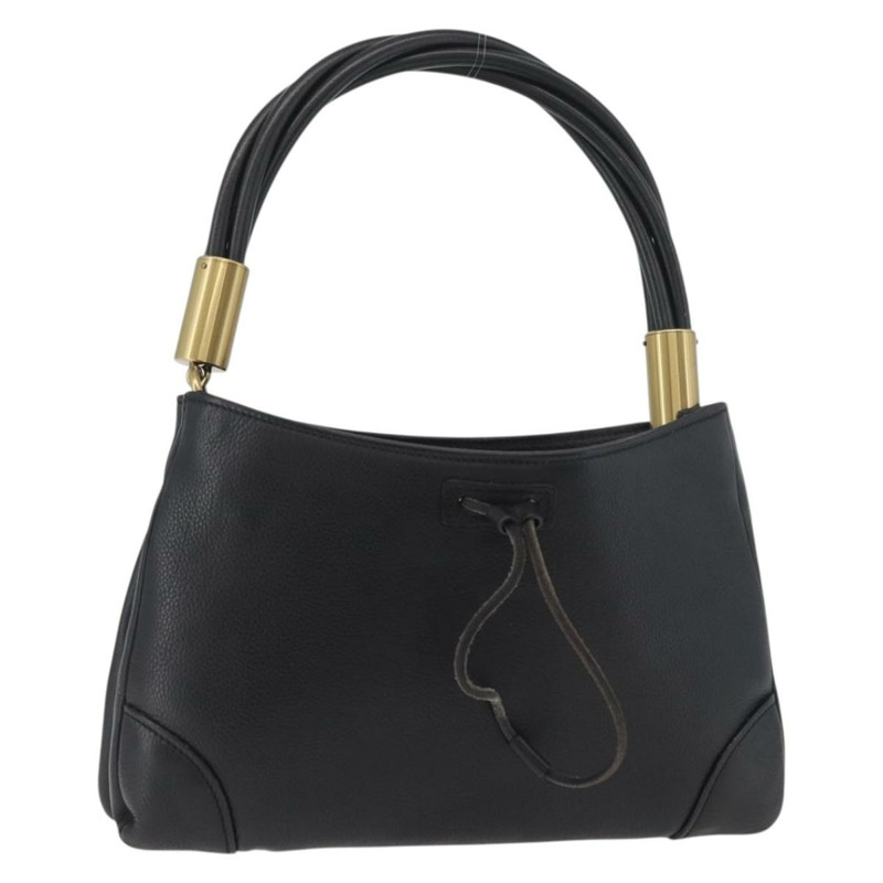 【日本直送】GUCCI 黑色金色皮革單肩包 108964 正品 178939V-0