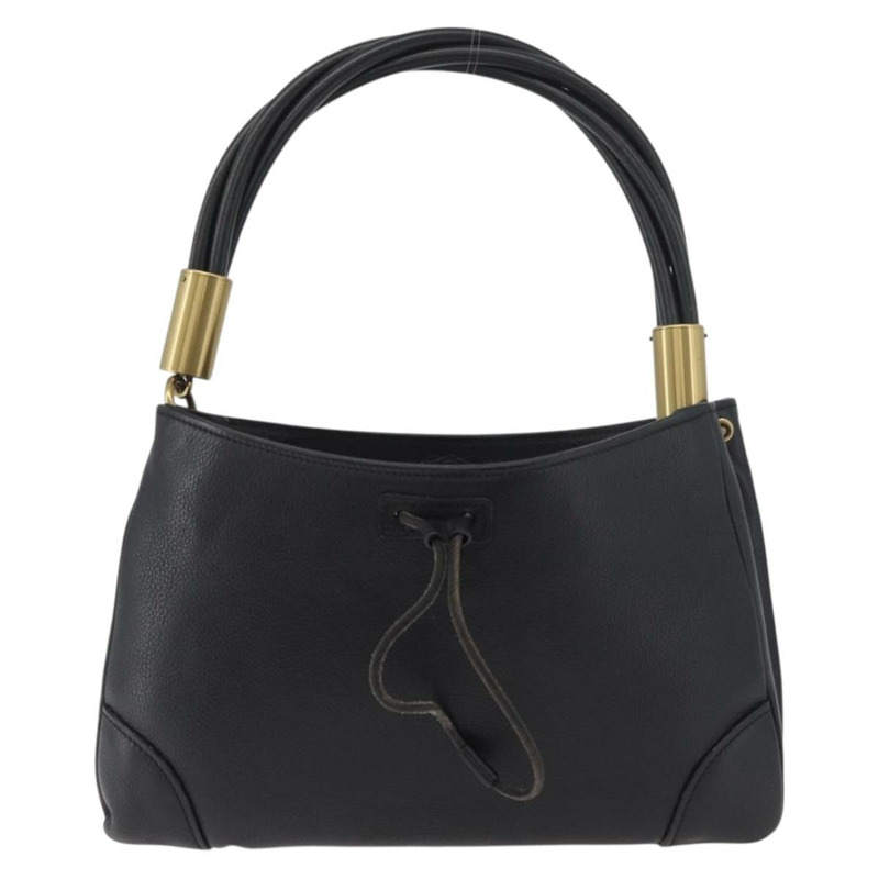 【日本直送】GUCCI 黑色金色皮革單肩包 108964 正品 178939V-1