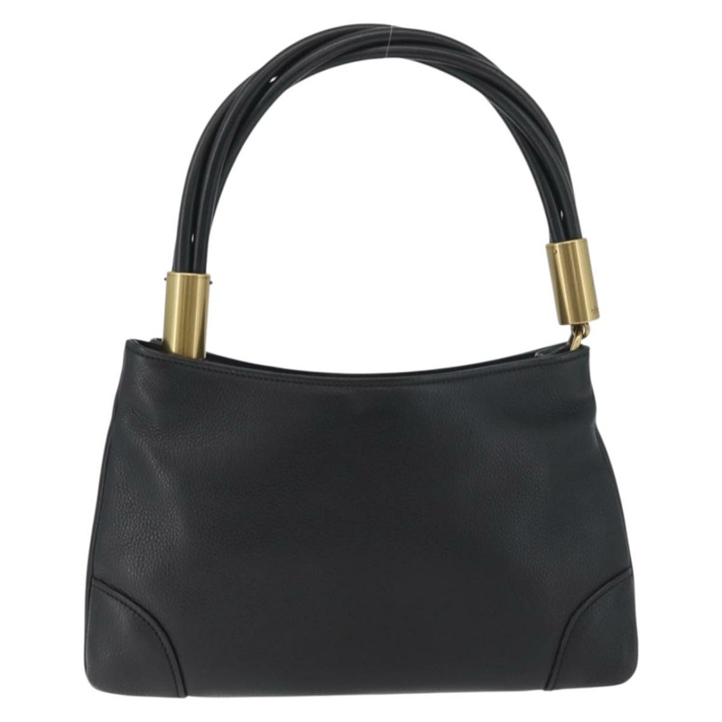 【日本直送】GUCCI 黑色金色皮革單肩包 108964 正品 178939V-2