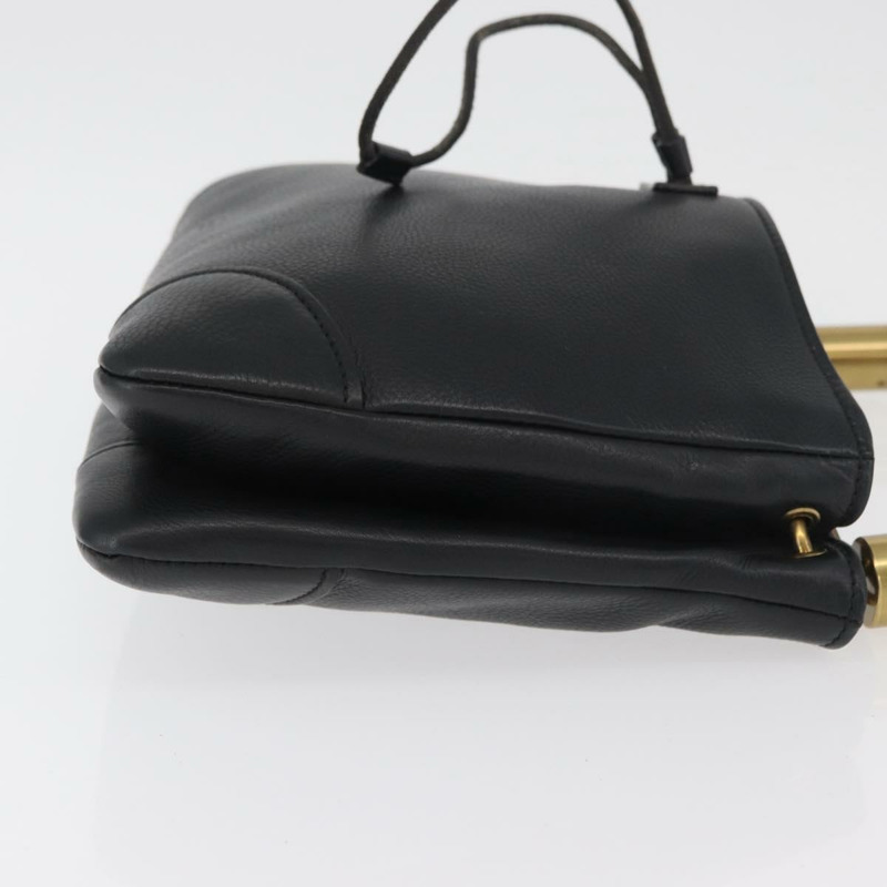 【日本直送】GUCCI 黑色金色皮革單肩包 108964 正品 178939V-3