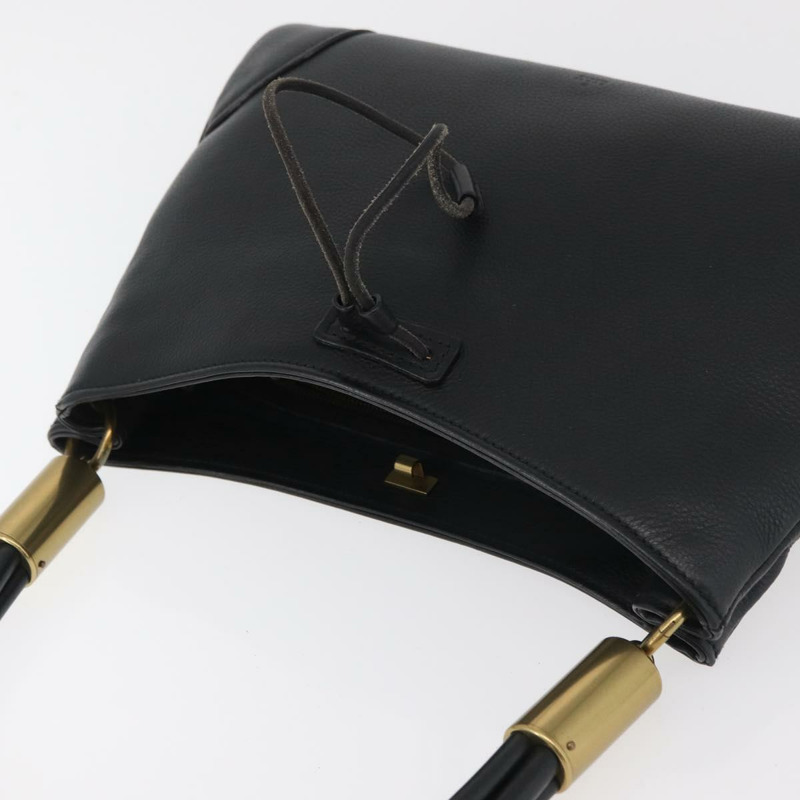 【日本直送】GUCCI 黑色金色皮革單肩包 108964 正品 178939V-5