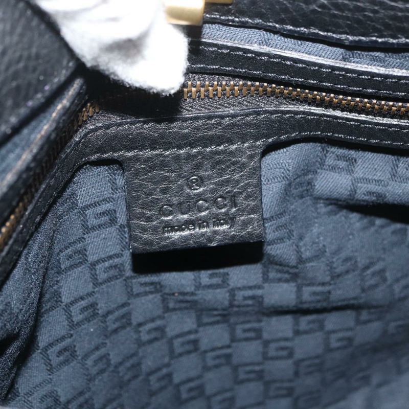 【日本直送】GUCCI 黑色金色皮革單肩包 108964 正品 178939V-14