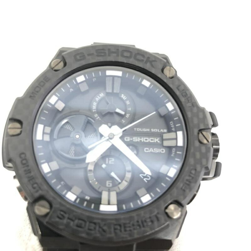 卡西歐 G-SHOCK 手錶 GST-B100 系列 GST-B100-1AJF 藍牙功能 黑色-3