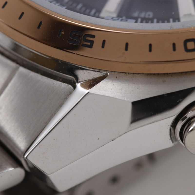 卡西歐 Edifice EQW-A1000DB-1AJF 不鏽鋼黑色太陽能電波表，多指針模擬顯示，男錶-8