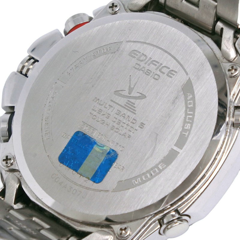 卡西歐 Edifice Multi-Band 6 EQW-M710DB-1A2JF 不鏽鋼灰色太陽能電波計時腕錶 - 男士-7