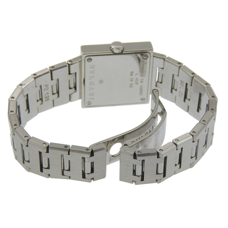 寶格麗 (Bulgari) Quadlard 系列腕錶 SQ22SS 不鏽鋼黑色石英模擬錶盤女士款-3
