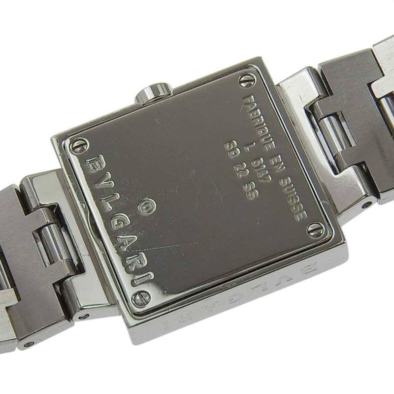 寶格麗 (Bulgari) Quadlard 系列腕錶 SQ22SS 不鏽鋼黑色石英模擬錶盤女士款-4