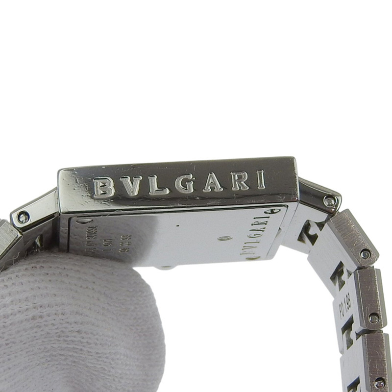 寶格麗 (Bulgari) Quadlard 系列腕錶 SQ22SS 不鏽鋼黑色石英模擬錶盤女士款-5