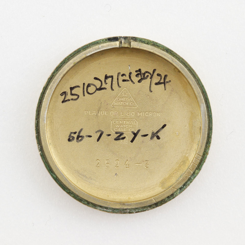 歐米茄 (Omega) OMEGA 古董腕錶 Cal.244 鍍金 x 皮錶帶 手動上鍊 指針式 銀色錶盤 女士-11