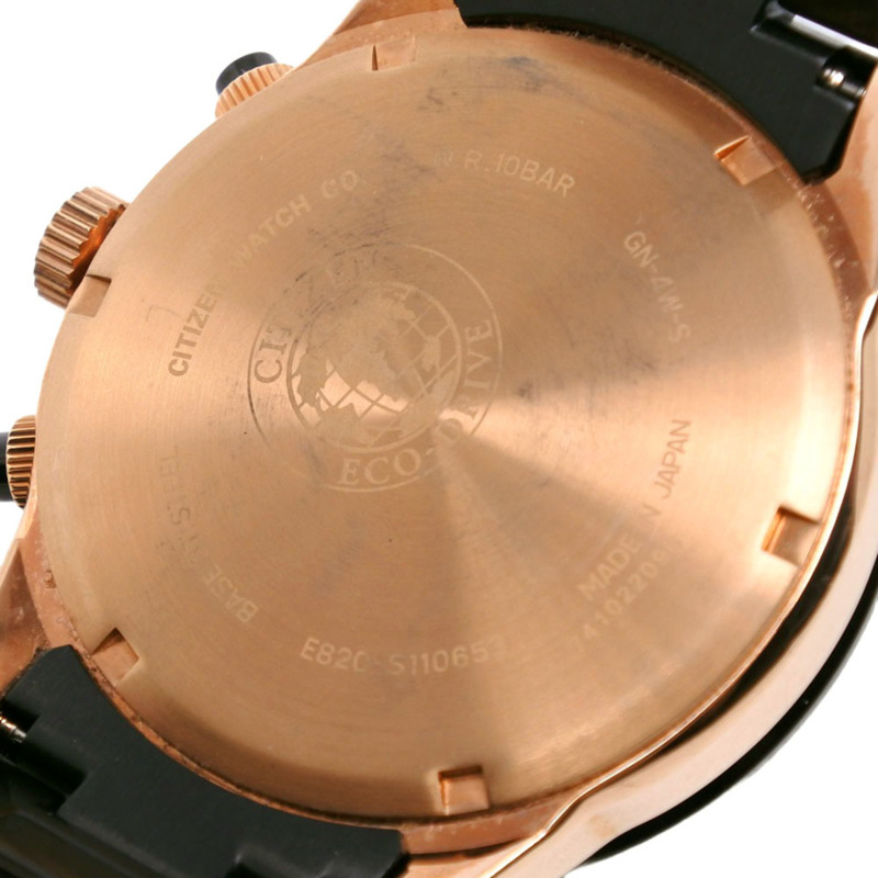 西鐵城 CITIZEN 系列腕錶 LIGHT 黑色款 2017 BL5496-53E E820-S110653 不鏽鋼黑色光動能計時碼錶棕色錶盤男士腕錶-7