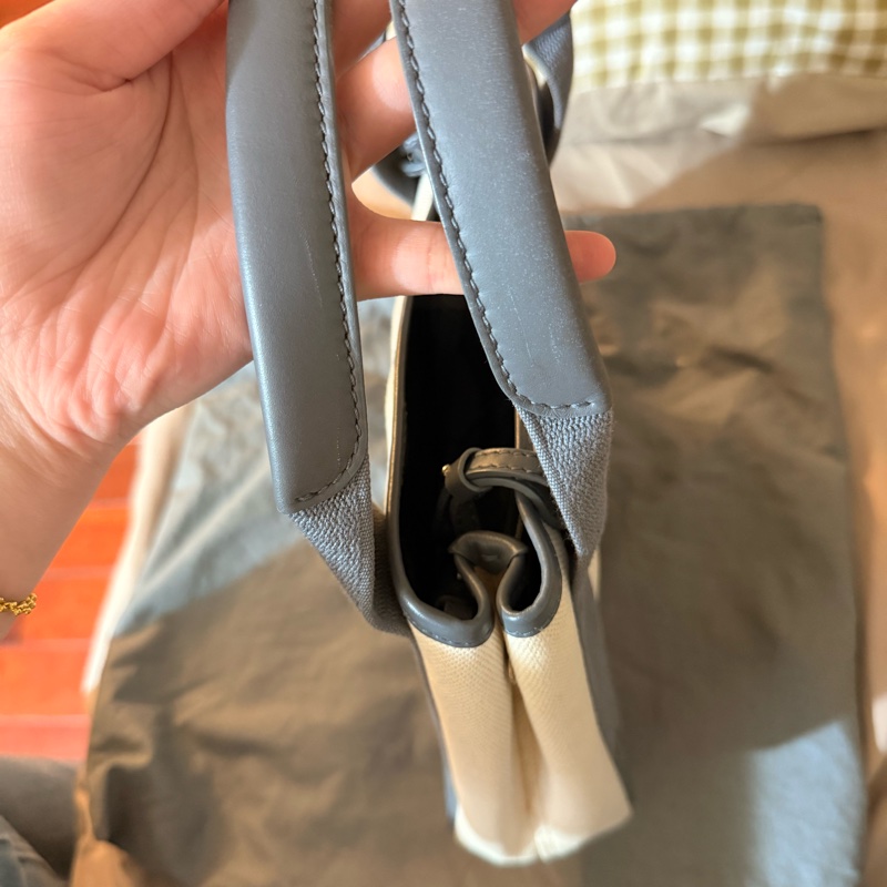 BALENCIAGA 巴黎世家 帆布包 XS 大象灰 手提包-14