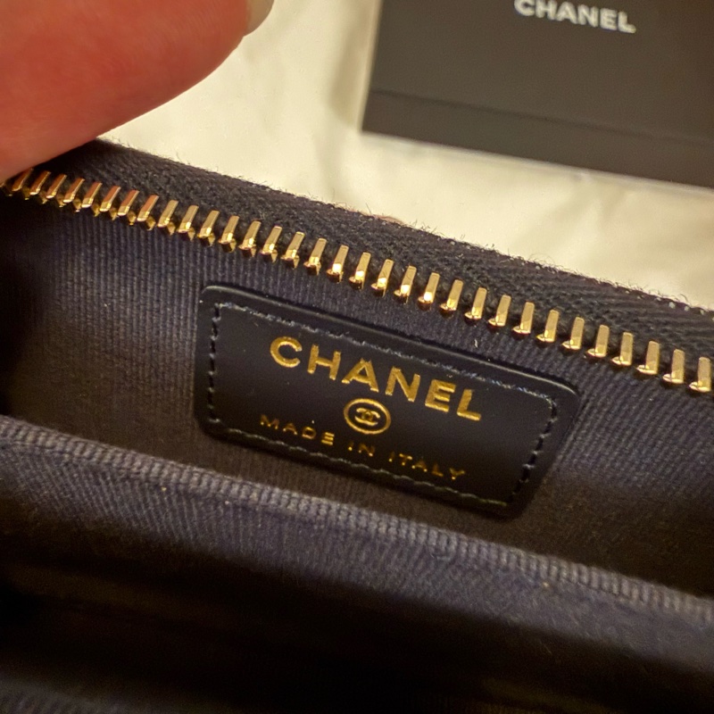 💖Chanel 牛仔 零錢包 一般尺寸💖 全新全配-5