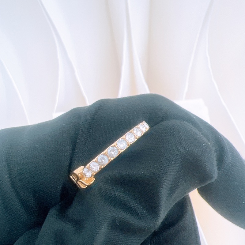 Dior diorevolution 金色水鑽戒指 M碼-3