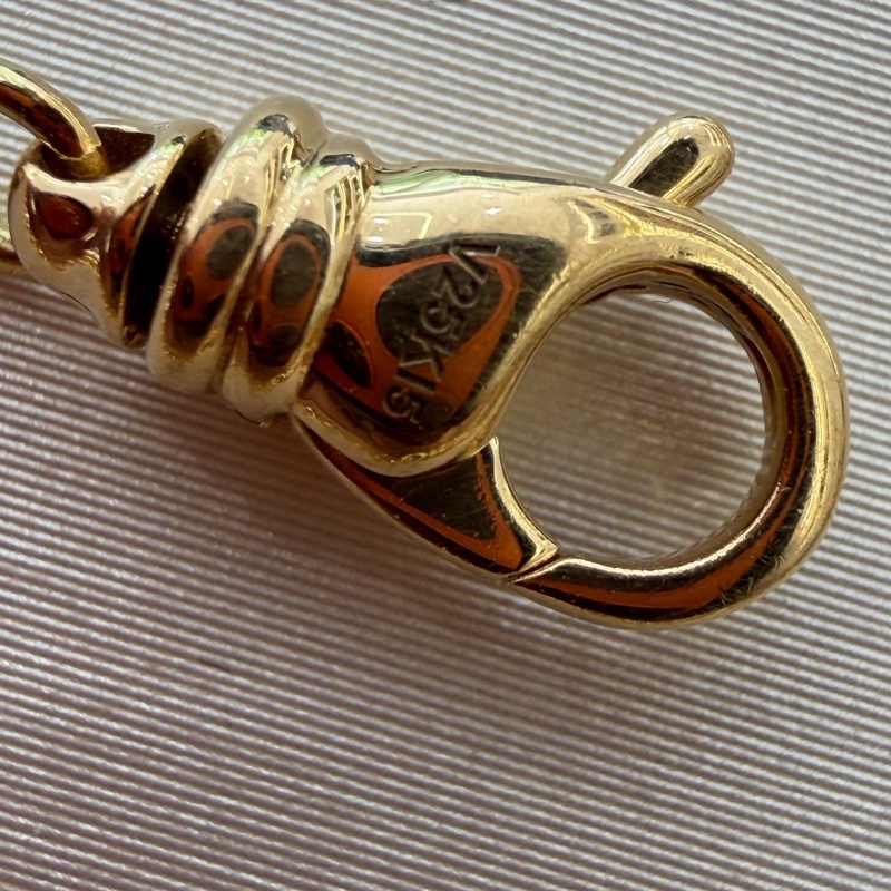 Buccellati 布契拉提OPERA TULLE吊墜歌劇院系列18k黃金紅琺瑯小號項鍊 25年-5