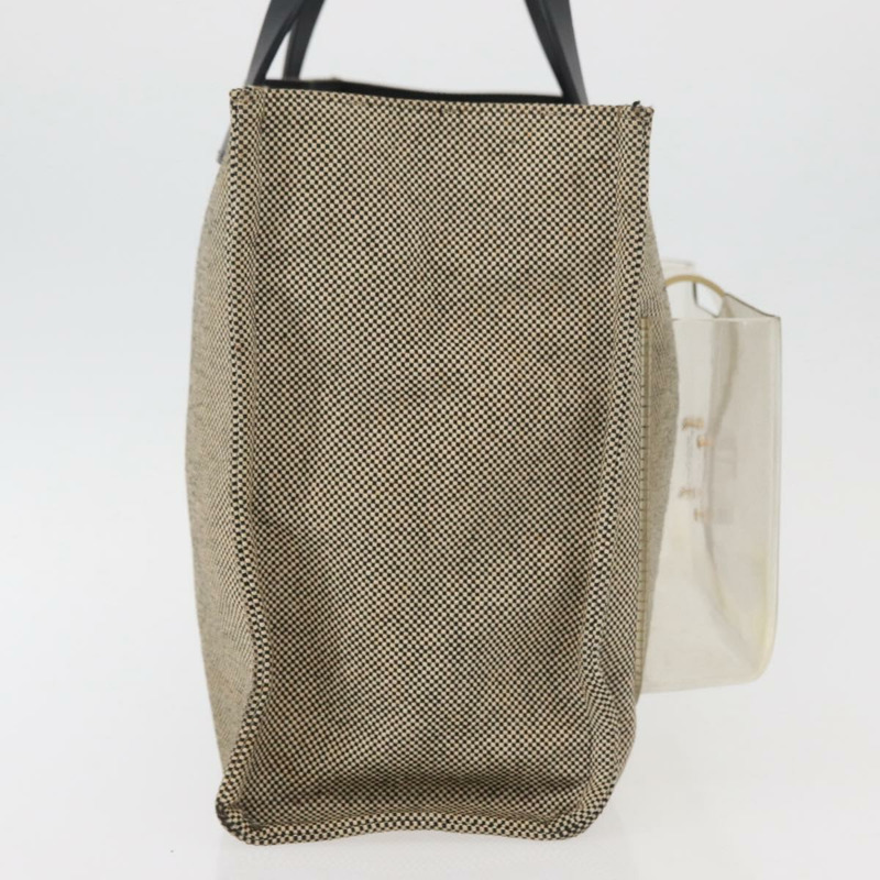 【日本直送】FENDI 手提包 帆布 米色 正品 171462V-4
