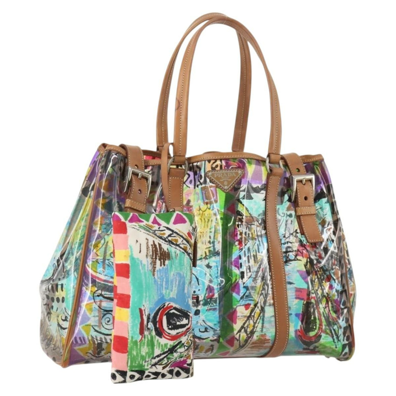 【日本直送】PRADA 手袋 乙烯基 多色 銀色 正品 YKZ1299A-0