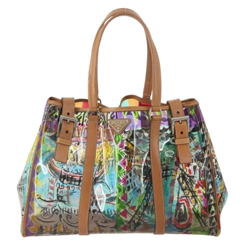 【日本直送】PRADA 手袋 乙烯基 多色 銀色 正品 YKZ1299A-12