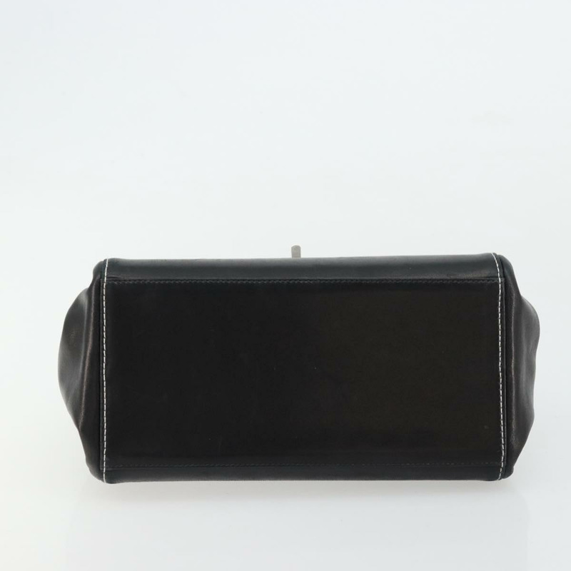 【日本直送】香奈兒 Choco Bar 系列琺瑯皮革 2.55 手袋 黑色 CC 正品 am11421A-4