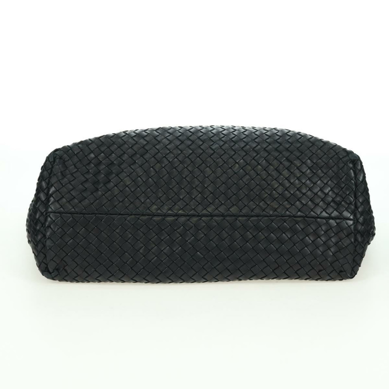 【日本直送】BOTTEGA VENETA INTRECCIATO Cabas MM 手提包，黑色皮革，貨號 115664，正品編號 176974SAV-4