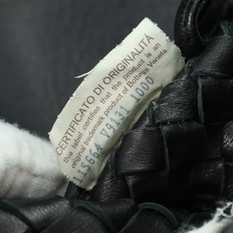 【日本直送】BOTTEGA VENETA INTRECCIATO Cabas MM 手提包，黑色皮革，貨號 115664，正品編號 176974SAV-11