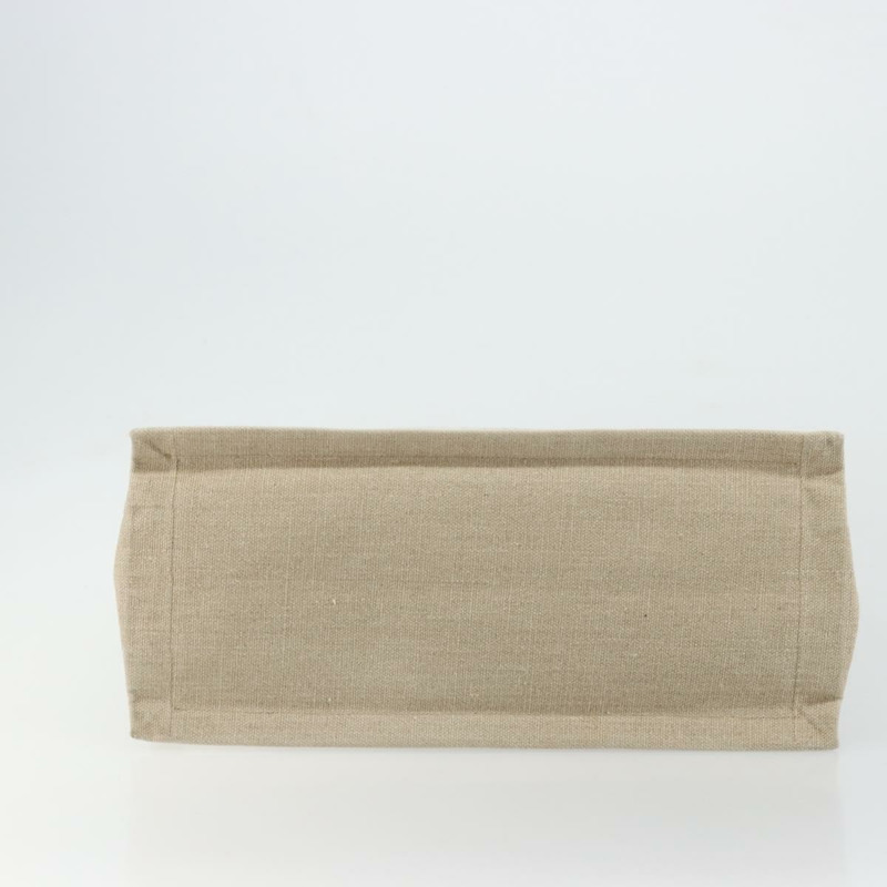【日本直送】SAINT LAURENT Cabas Rive Gauche 包帆布米色銀色 123435 正品 BA12394A-4