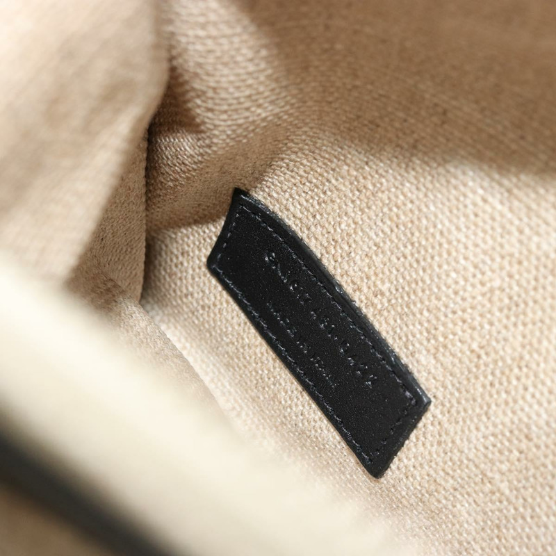 【日本直送】SAINT LAURENT Cabas Rive Gauche 包帆布米色銀色 123435 正品 BA12394A-11