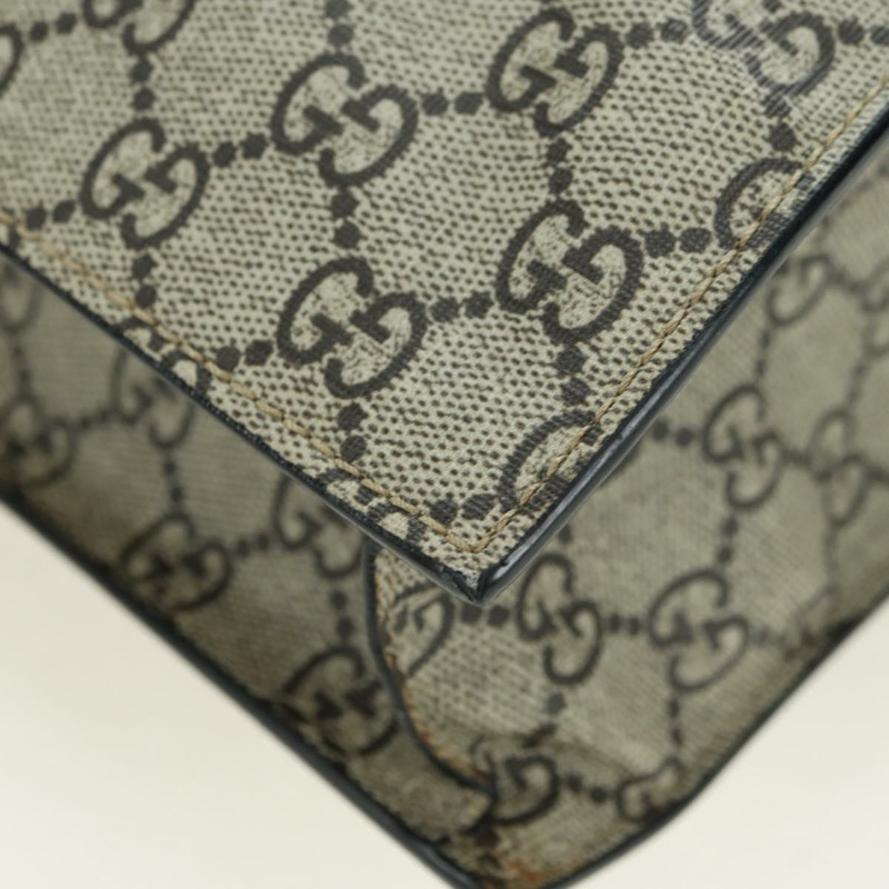 【日本直送】GUCCI GG Supreme Animalie 手提包 PVC 米色 金色 450950 正品 176995M-10