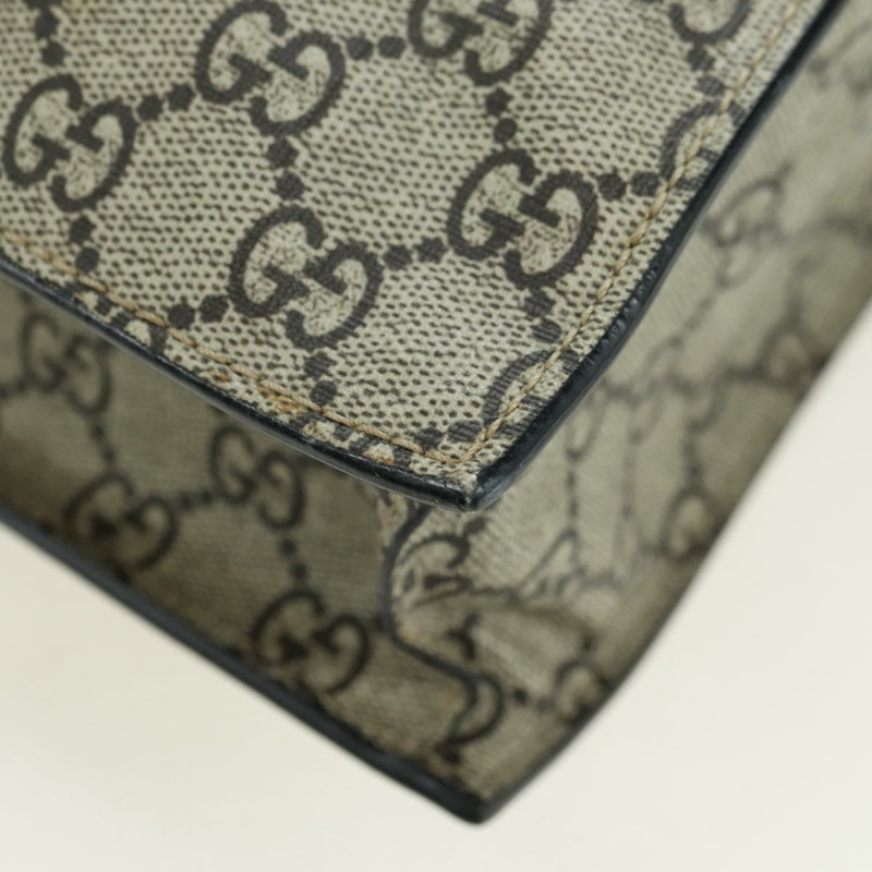 【日本直送】GUCCI GG Supreme Animalie 手提包 PVC 米色 金色 450950 正品 176995M-12
