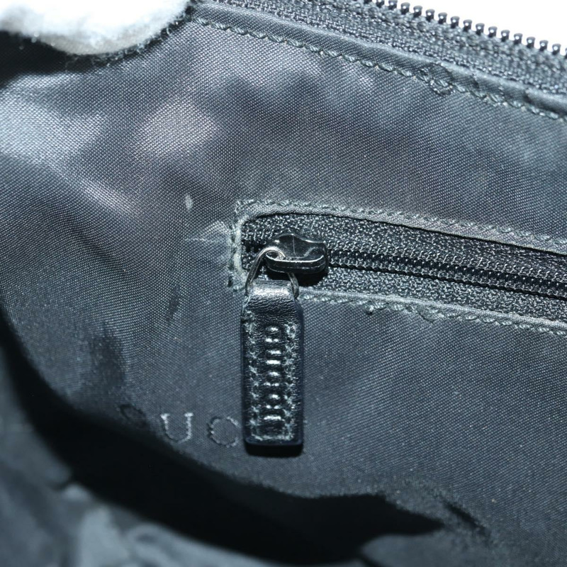 【日本直送】GUCCI 竹節 GG 帆布手提包 黑色 銀色 001 3865 正品 am11509A-22