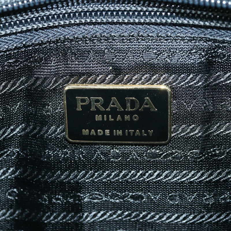 【日本直送】PRADA 尼龍鏈條手提包 黑色金色 B4019 正品 am11495V-18