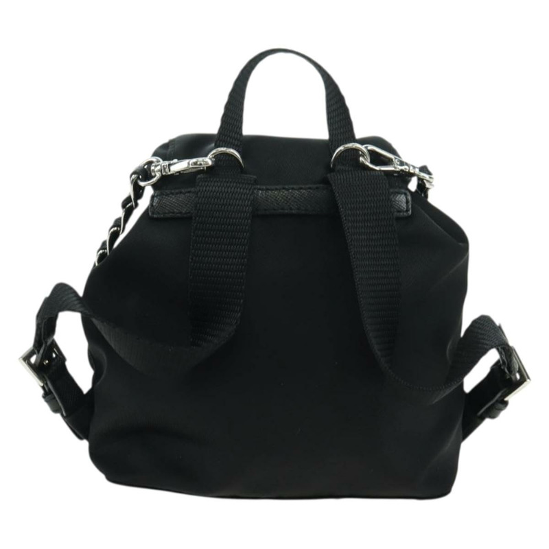 【日本直送】PRADA 尼龍黑色銀色鏈條單肩包 正品 AMZ520M-1