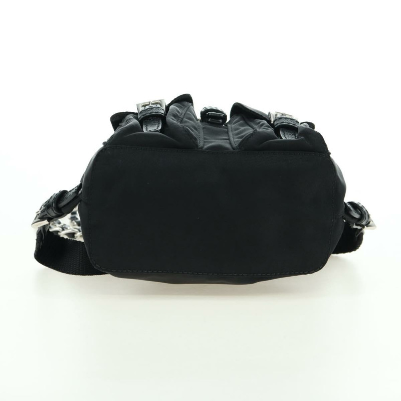 【日本直送】PRADA 尼龍黑色銀色鏈條單肩包 正品 AMZ520M-4