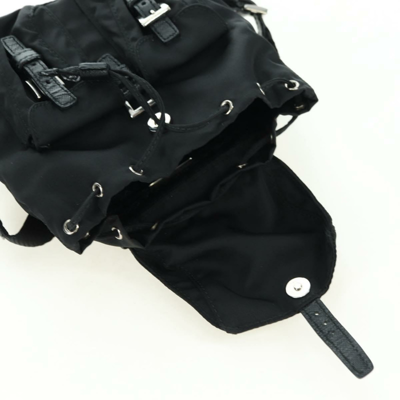 【日本直送】PRADA 尼龍黑色銀色鏈條單肩包 正品 AMZ520M-9